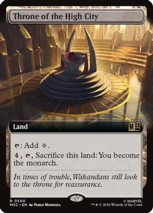 Throne of the High City (Extended Art) (MSC-500) - rare