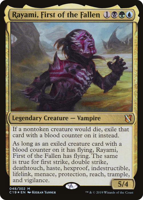 Rayami, First of the Fallen (C19-048) - mythic - Foil