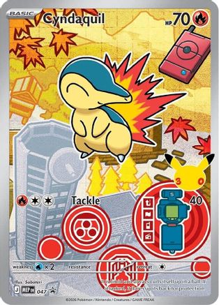 Cyndaquil (047) - MMEP  - Promo - Holofoil