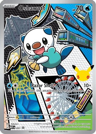 Oshawott (051) - MMEP  - Promo - Holofoil