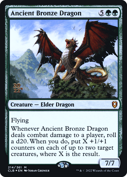 Ancient Bronze Dragon (PRE-214S) - mythic - Foil