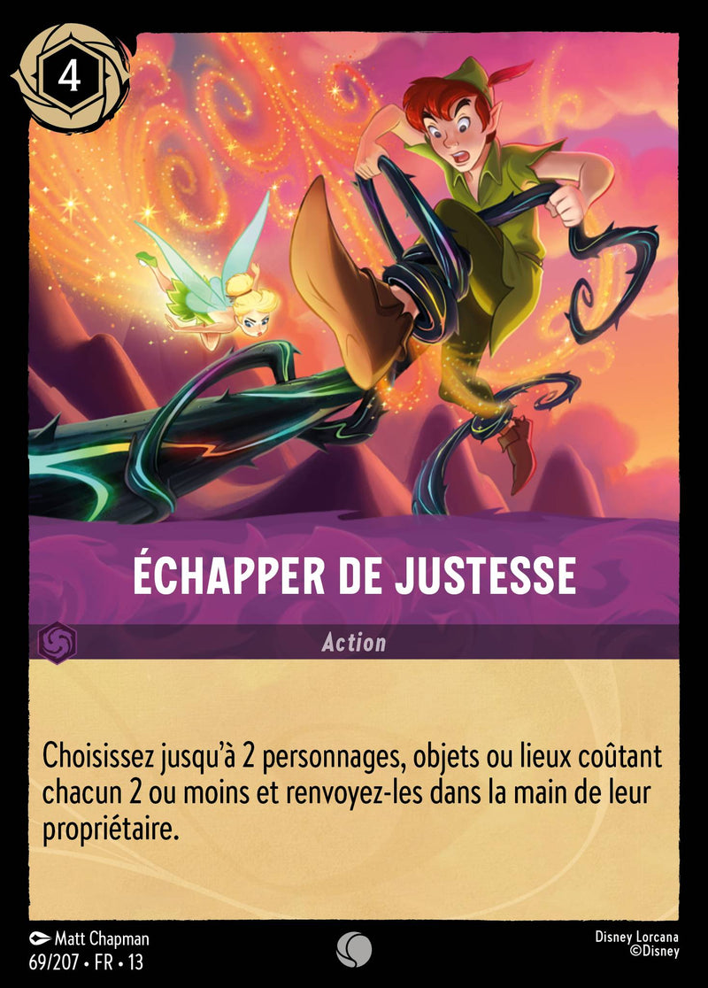 Échapper de justesse