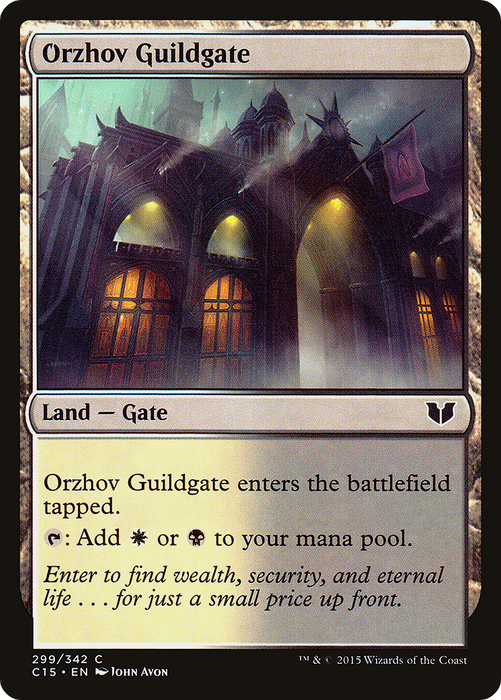 Orzhov Guildgate (C15-299) - common