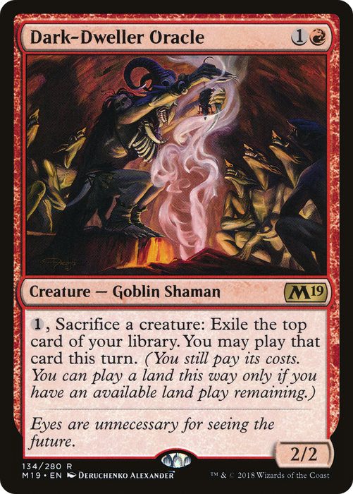 Dark-Dweller Oracle (M19-134) - rare