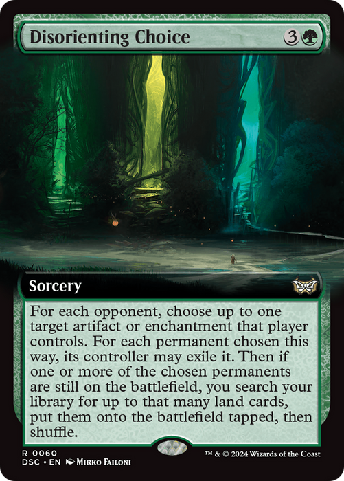 Disorienting Choice (DSC-060) - rare: (Extended Art)