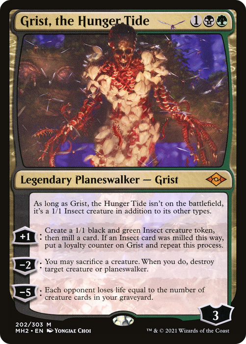 Grist, the Hunger Tide (MH2-202) - mythic - Foil