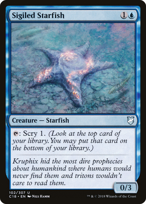 Sigiled Starfish (C18-102) - uncommon