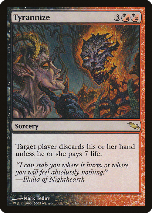 Tyrannize (SHM-201) - rare - Foil
