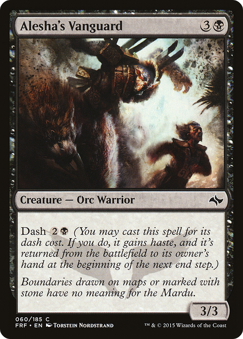 Alesha's Vanguard (FRF-060) - common - Foil
