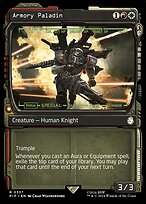 Armory Paladin (PIP-337) - rare: (Showcase) - Foil
