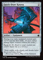 Quick-Draw Katana (FDN-130) - common - Foil