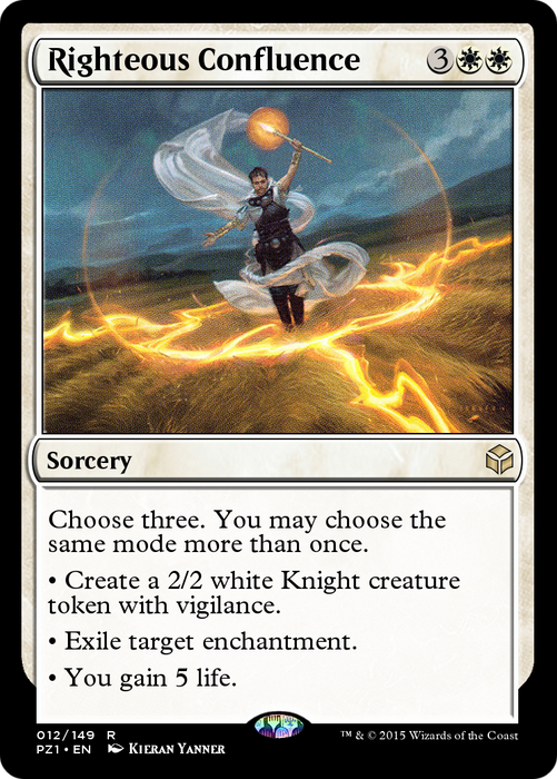 Righteous Confluence (PZ1-012) - rare