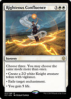 Righteous Confluence (PZ1-012) - rare - Foil