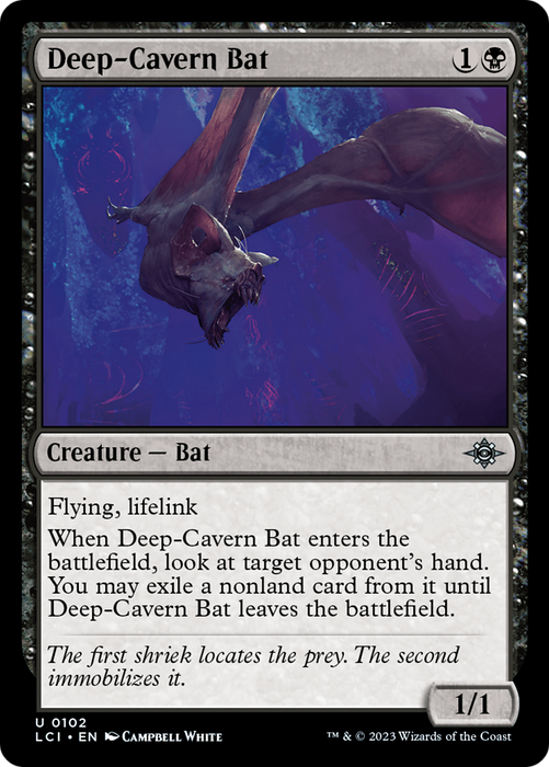 Deep-Cavern Bat (LCI-102) - uncommon - Foil