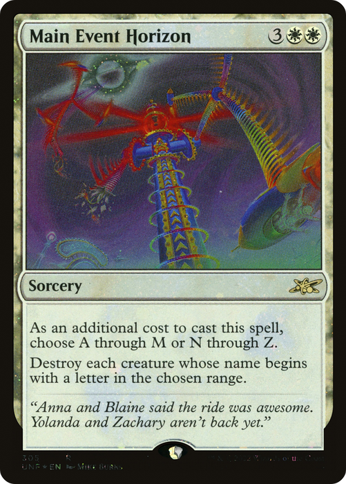 Main Event Horizon (UNF-305) - rare - Foil