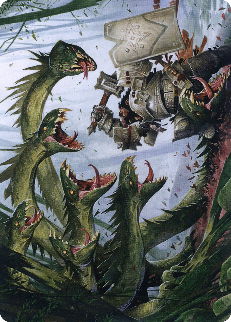 Lair of the Hydra // Lair of the Hydra (AAFR-067) - common (Borderless) - Foil