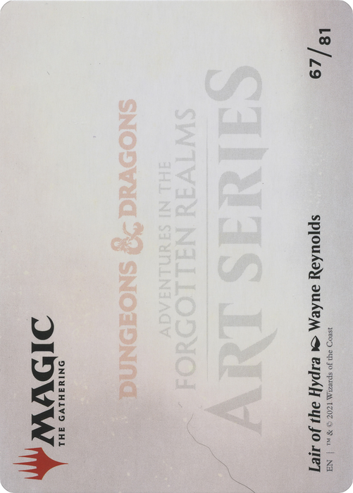 Lair of the Hydra // Lair of the Hydra (AAFR-067) - common (Borderless) - Foil