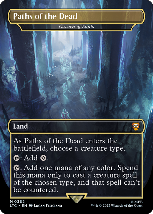 Cavern of Souls (LTC-362) - mythic / Paths of the Dead (Borderless)