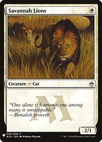 Savannah Lions (LIST-A25-33) - common
