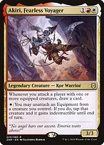 Akiri, Fearless Voyager (ZNR-220) - rare - Foil