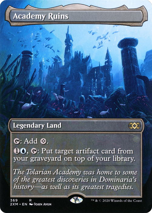 Academy Ruins (2XM-369) - rare (Borderless) - Foil