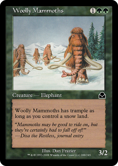 Woolly Mammoths (ME2-188) - common - Foil