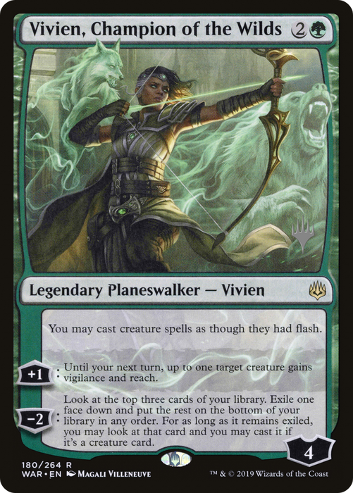 Vivien, Champion of the Wilds (PPELD-180P) - rare - Foil
