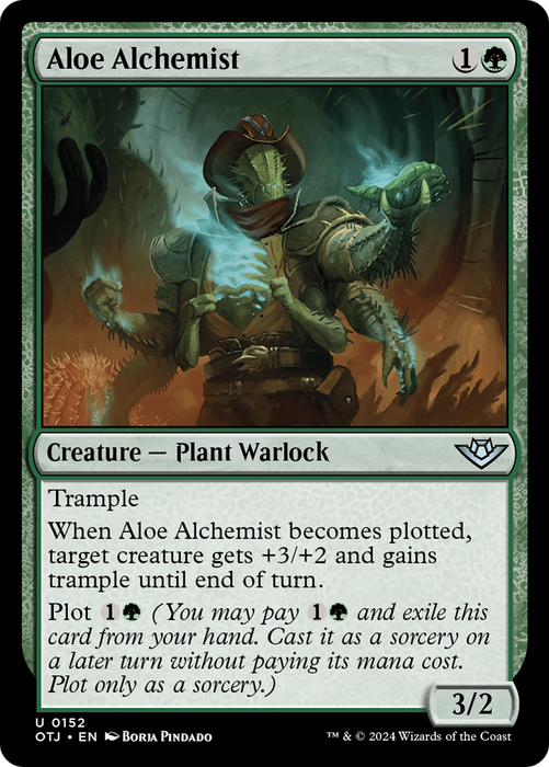 Aloe Alchemist (OTJ-152) - uncommon - Foil