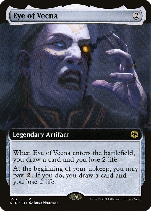 Eye of Vecna (AFR-393) - rare: (Extended Art) - Foil