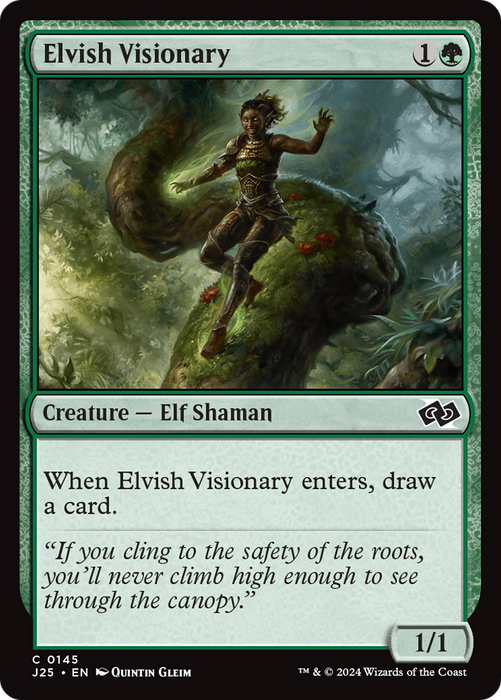 Elvish Visionary (J25-145) - common