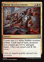 Heroic Reinforcements (FDN-241) - uncommon