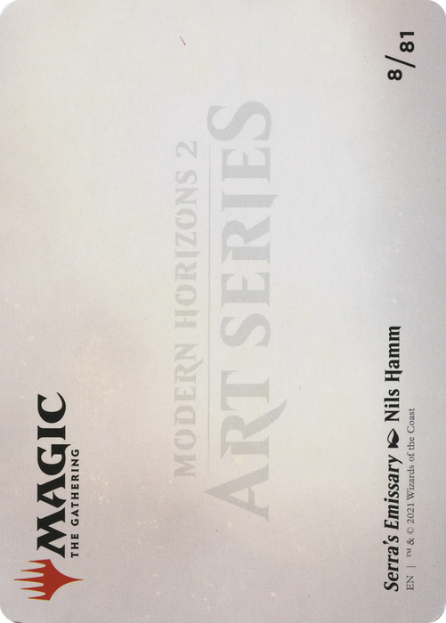 Serra's Emissary // Serra's Emissary (AMH2-008) - common (Borderless) - Foil