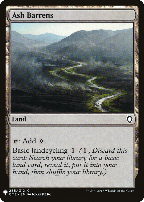 Ash Barrens (LIST-CM2-235) - common