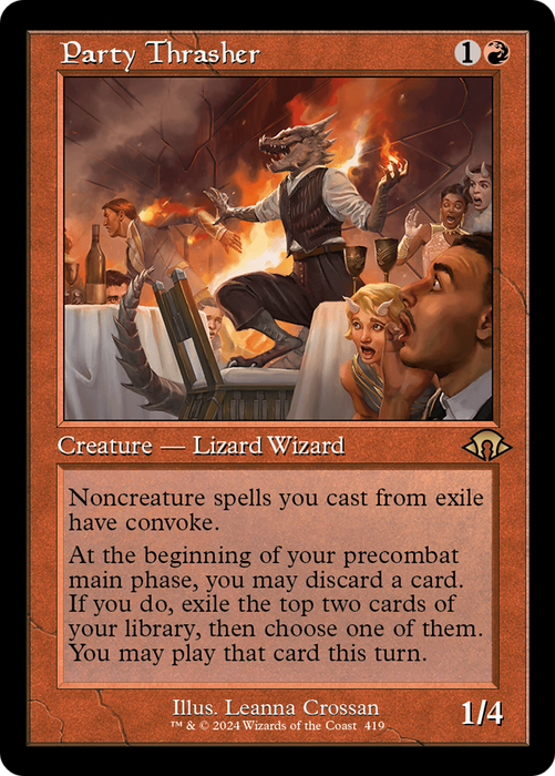 Party Thrasher (MH3-419) - rare - Foil
