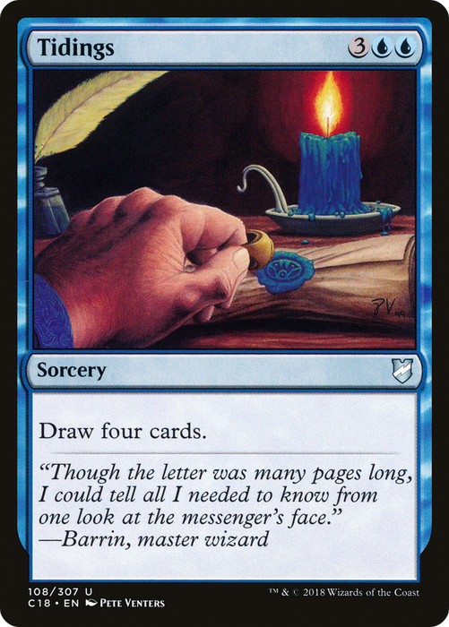 Tidings (C18-108) - uncommon