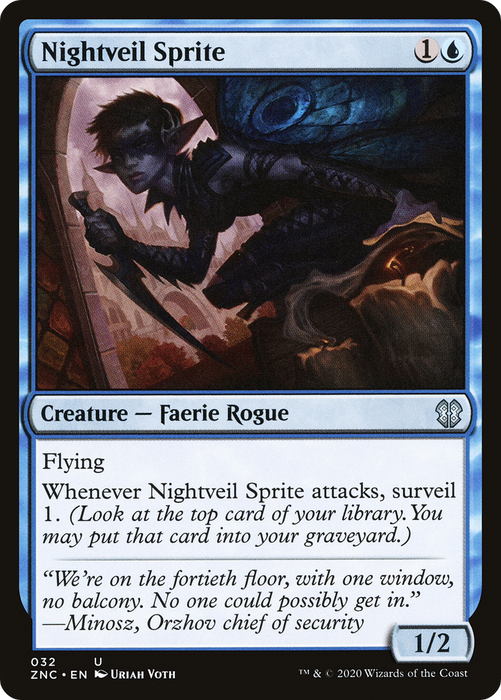 Nightveil Sprite (ZNC-032) - uncommon
