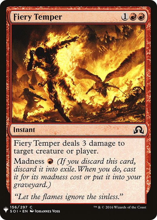 Fiery Temper (LIST-SOI-156) - common