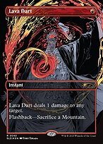 Lava Dart (Raised Foil) (SLD-2042) - rare - Foil