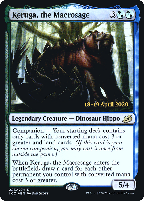 Keruga, the Macrosage (PRE-225S) - rare: (companion) - Foil