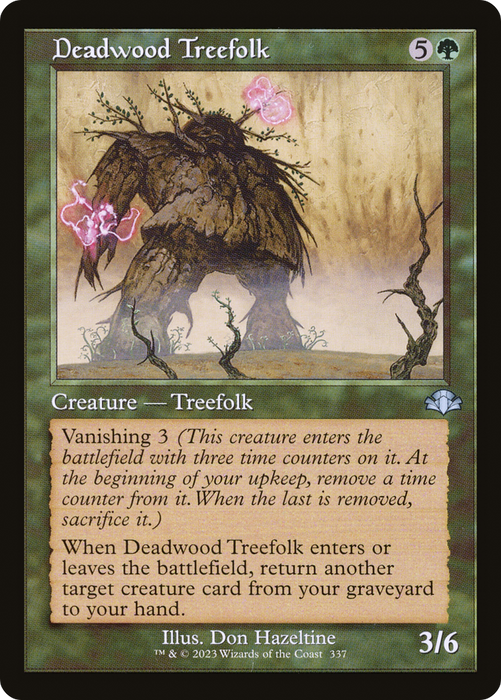 Deadwood Treefolk (DMR-337) - uncommon
