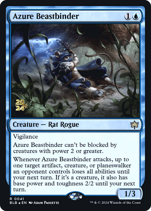 Azure Beastbinder (PRE-41S) - rare - Foil