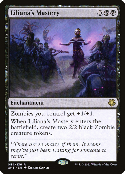 Liliana's Mastery (GN3-054) - rare