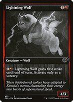 Lightning Wolf (DBL-435) - common - Foil