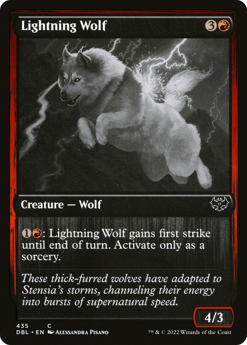 Lightning Wolf (DBL-435) - common