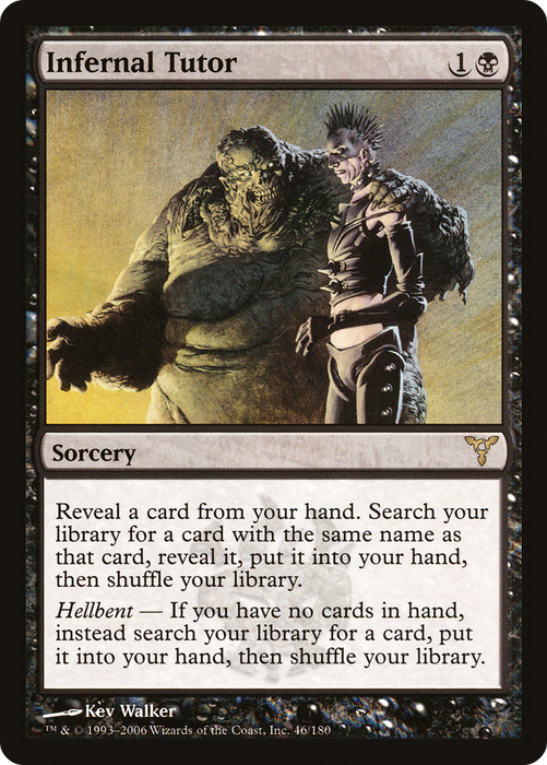 Infernal Tutor (DIS-046) - rare