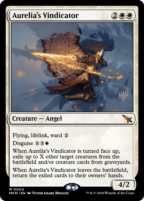 Aurelia's Vindicator (PPMKM-04P) - mythic - Foil