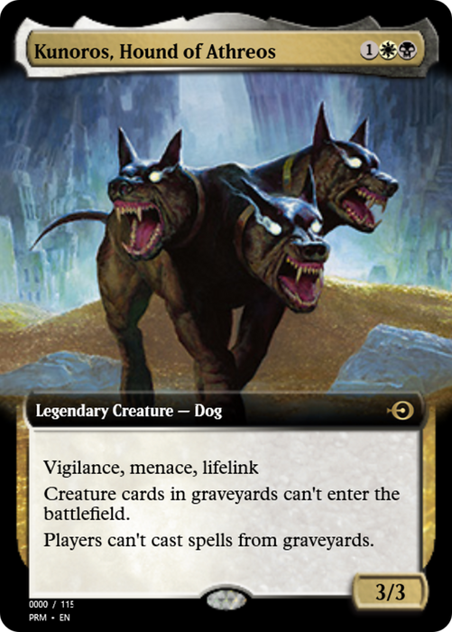 Kunoros, Hound of Athreos (PRM-79889) - rare - Foil