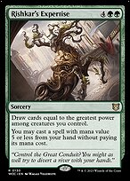 Rishkar's Expertise (WOC-130) - rare