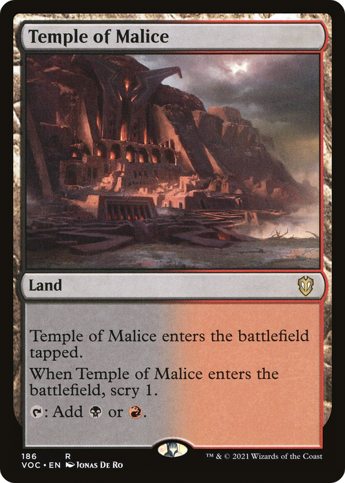 Temple of Malice (VOC-186) - rare
