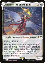 Celestine, the Living Saint (40K-10★) - rare - Foil